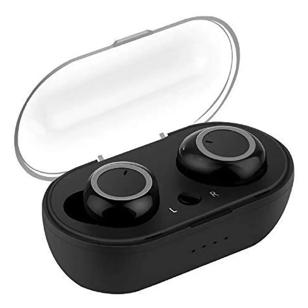 TWISTER. CK TWS Bluetooth наушники 5,0 бинауральные eardots стерео спортивные наушники-вкладыши беспроводные наушники гарнитура шумоподавление - Цвет: Black and silver