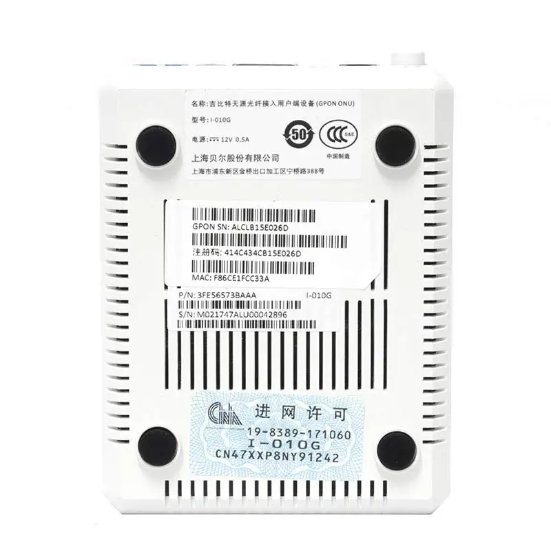 Оригинал Alcatel Lucent Bell Gpon Onu I 010g с 1 Ge Ethernet портом Sc/upc входом английское пассивное