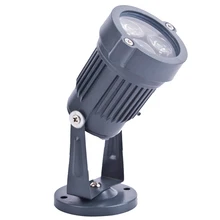3W Регулируемый энергосберегающий Ландшафтный садовый круглый светодиодный штекер водонепроницаемый алюминиевый прожектор для газона Прочный Открытый
