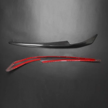 

For Mitsubishi Lancer Carbon Fiber Eyebrow Trims Headlight Eyelid Durable