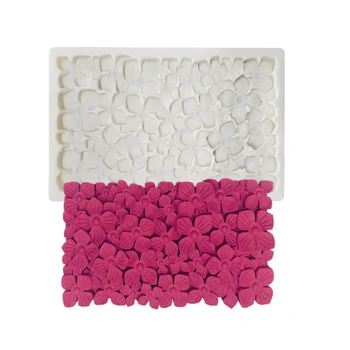

Portable Petal Embossed Fondant Cake Silicone Mold Clay Clay Ceramic Silicone Mold Wedding Cake Decoration Tools Embossing Mold