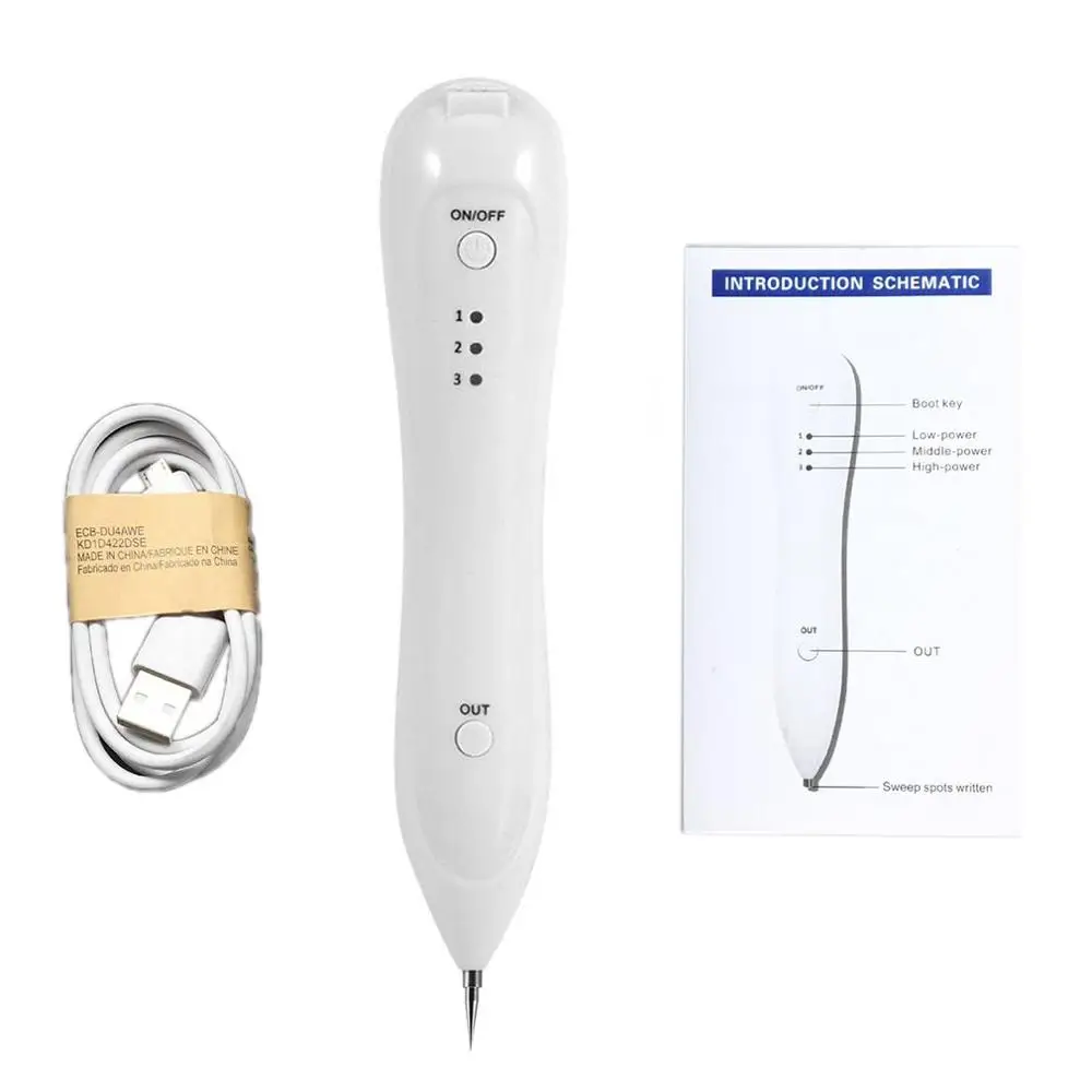 

3 adjustable scan spot power output Laser Age Spot Pen for Mole Warts Freckle Tattoo Scars Removal Portable Beauty Equipment