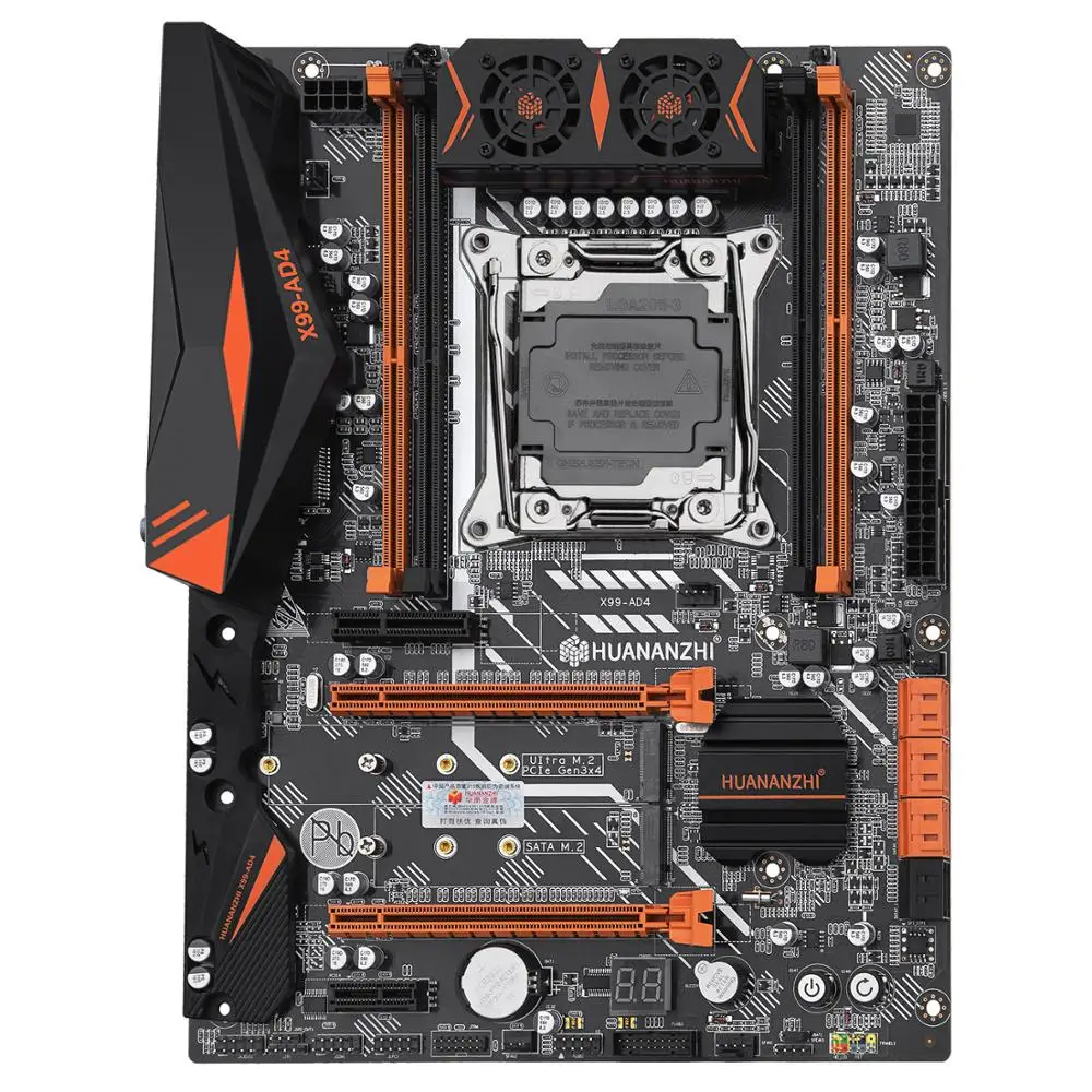 Материнская плата HUANANZHI X99 со слотом M.2 NVME NGFF LGA2011 3 DDR4 4 канала * USB3.0 6 SATA3.0