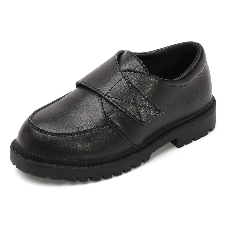 

2020 Autumn Fashion Boys Shoes Children Leather Flats Kids Formal Shoes For Wedding Party Performance Black Elegant British Hot