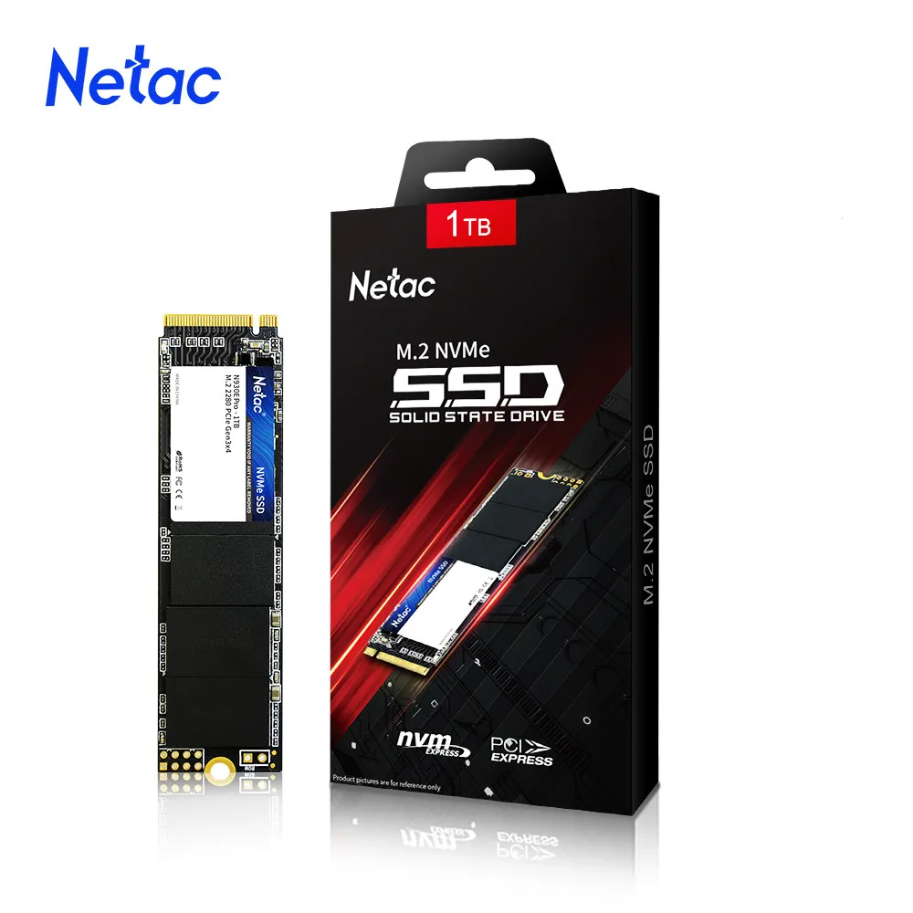 Netac SSD M.2 NVMe 512GB 1TB Hard Disk M2 2280 ssd 128GB 256GB PCIe Internal Solid State Drive for Desktop PC Laptop best ssd internal hard drive