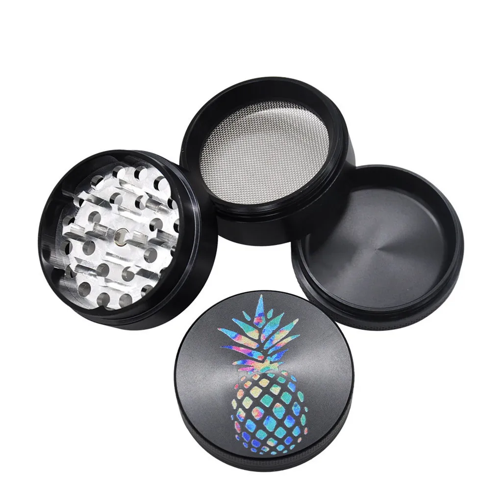4-layer Metal Grinder Manual Smoke Grinders 63mm Metal Herb& Spice Mills Tobacco Grinder Spice Graters Cursher Accessories
