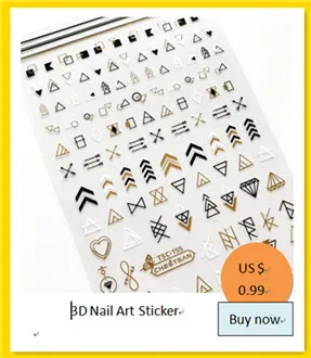 Newest MG505-02 lable design nail stickers 3d Japan Korea style nail decals self-adhesive DIY nail decoration tools