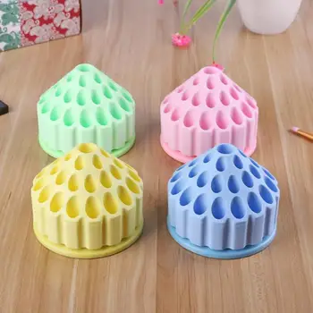 

34 Holes Nail Drill Bits Storage Box Manicure Milling Files Display Holder