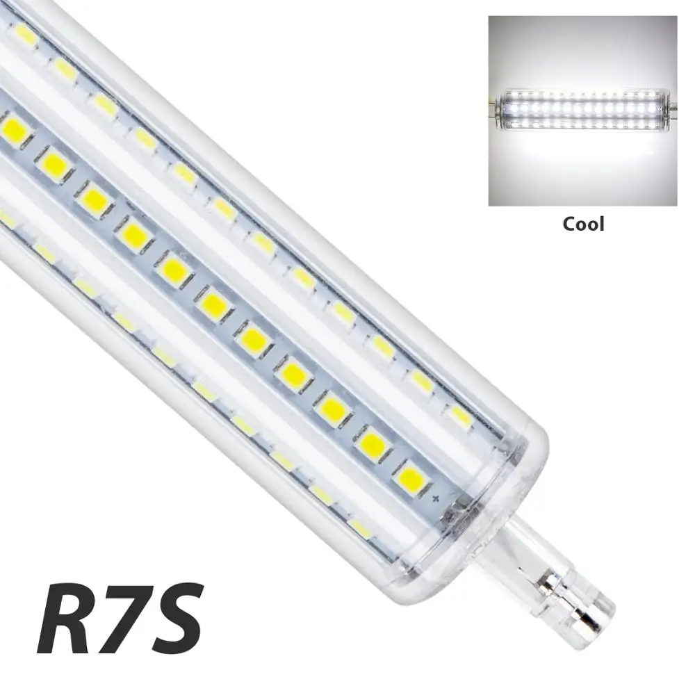 

R7S LED Lamp 220V Tube Light 36 72 90 144led Bulb 2835 Horizontal plug Lights r7s 78mm 118mm Led Corn Bulb 135mm 189mm Bombilla