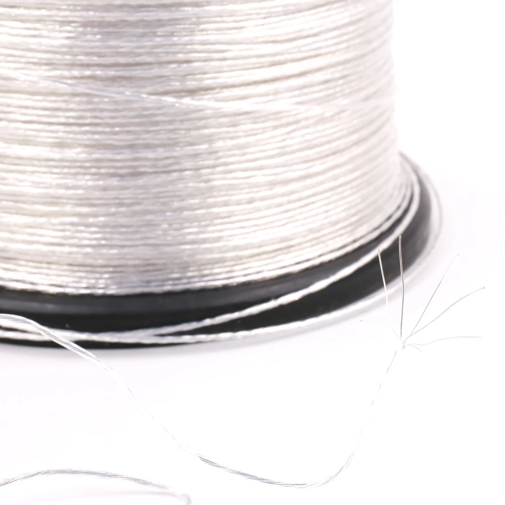10 1000m 1 5mm high purity silver plated OCC wire 20AWG for audio DIY headphone cable 7 strands