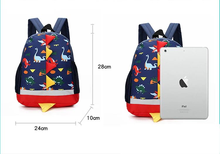 Детская сумка с милым рисунком динозавра, детские сумки для детского сада, Дошкольные Рюкзаки для мальчиков и девочек, детские школьные сумки 3-4-6 лет