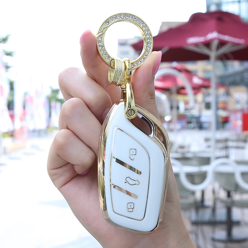 

Car Key Case Cover Holder For MG ZS EV MG6 EZS HS EHS 2019 2020 For Roewe RX5 i6 i5 RX3 RX8 ERX5