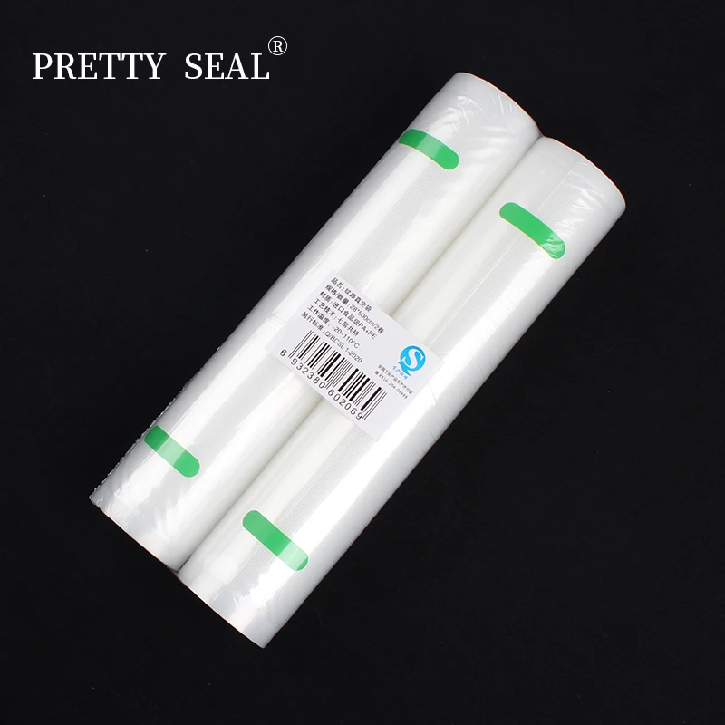 PRETTYSEAL Vacuum Sealer Bags In Rolls 11 Inch Wide 28cm x 5 Meter Long Vaccumsealant Plastic Pack Food | Дом и сад