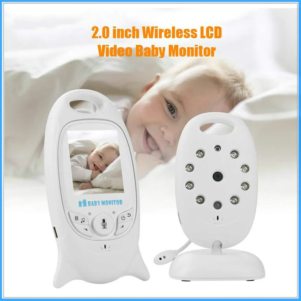 VB601 Video Baby Monitors Wireless 2.0 Inch LCD Screen 2 Way Talk IR Night Vision Temperature Security Camera 8 Lullabies