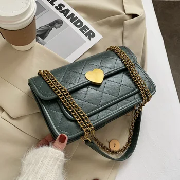 

The New Texture Rhombic Love Chain Bag Will Be Used For Commuting To Joker Shoulder Bag And Leisure Messenger Bag