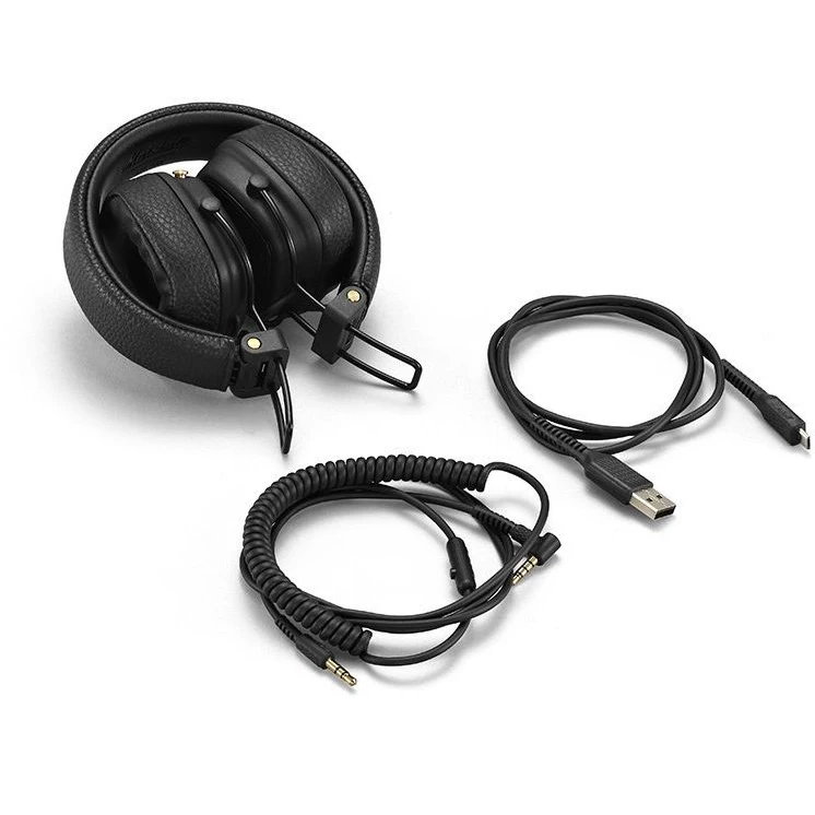 Гарнитура накладные Marshall Major III черный беспроводные bluetooth