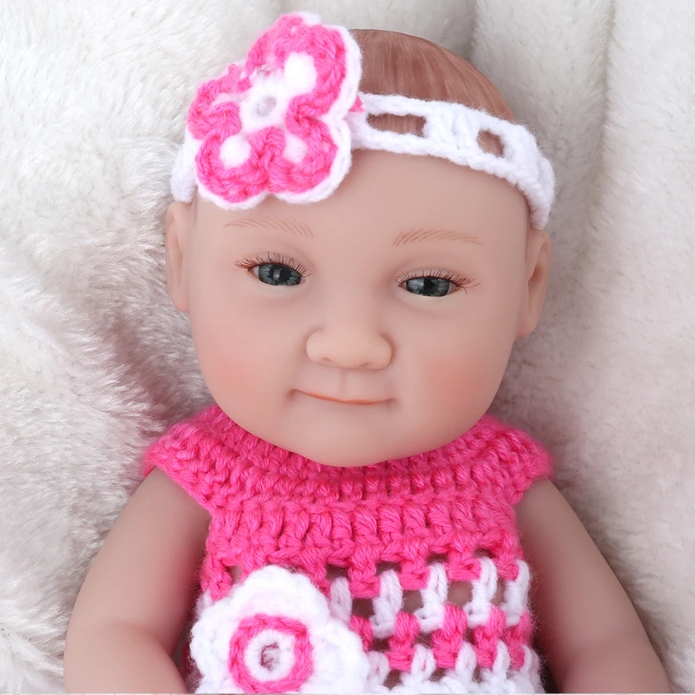 10 дюймов 28 см Reborn Baby куклы полностью виниловые силиконовые водонепроницаемые спящие дети Reborn Младенцы реалистичные Menina Bonecas Подарочные игрушки