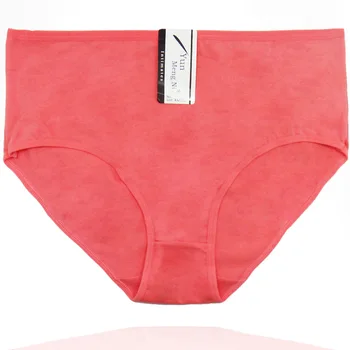 

10 pcs/lot Wholesale Europe America Women's Clothing High-Rise Solid Color Women Plus Size 2XL 3XL 4XL Cotton Briefs Panties