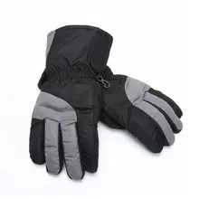 Мужские и женские зимние лыжные утолщенные перчатки с электрическим подогревом на батарейках Y98F