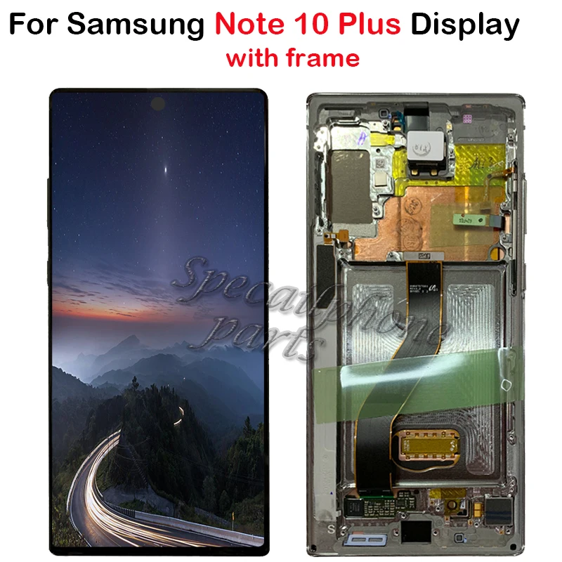 

For Samsung Galaxy Note 10 plus N975 LCD Display with frame Touch Screen Digitizer For Samsung N975F N975U N975W Note 10 pro LCD