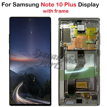 

For Samsung Galaxy Note 10 plus N975 LCD Display with frame Touch Screen Digitizer For Samsung N975F N975U N975W Note 10 pro LCD