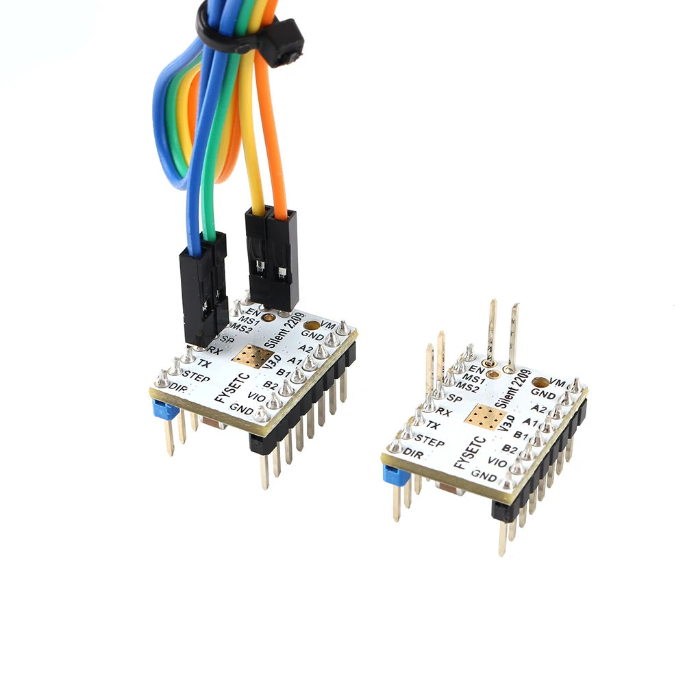 2 шт. TMC2209 v3.0 шаговый двигатель драйвер Stepsticks бесшумный драйвер 256 микрошагов ток 2.8A пиковый 3d принтер части VS TMC2208