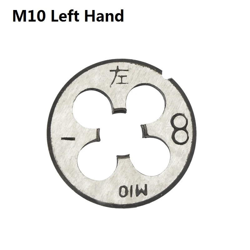 M10 Left CMCP 1 шт. M6 M10 M12 M14 Метрическая легированная сталь круглая резьба штампы резьба для левостороннего винта - Цвет: M10 Left