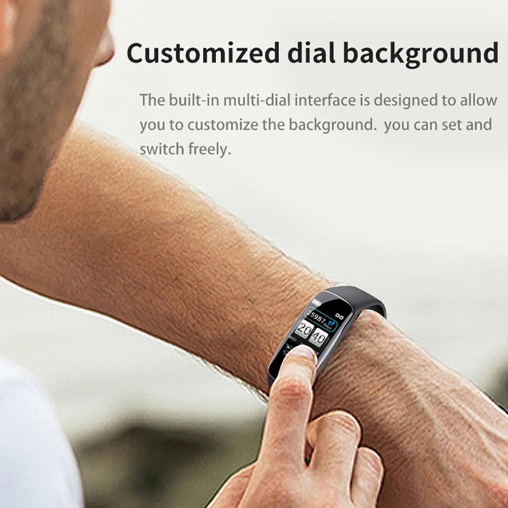 Smart Band V8 Sports Watch Waterproof Heart Rate Monitor Health Fitness Tracker Bracelet Sleep Monitor Pedometer Smart watch