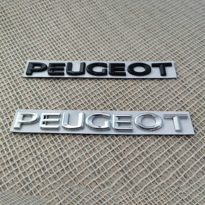 Черная Автомобильная наклейка-эмблема для Peugeot 3008 308 2008 208 408 4008 GT 5008 307 508 206 207 301