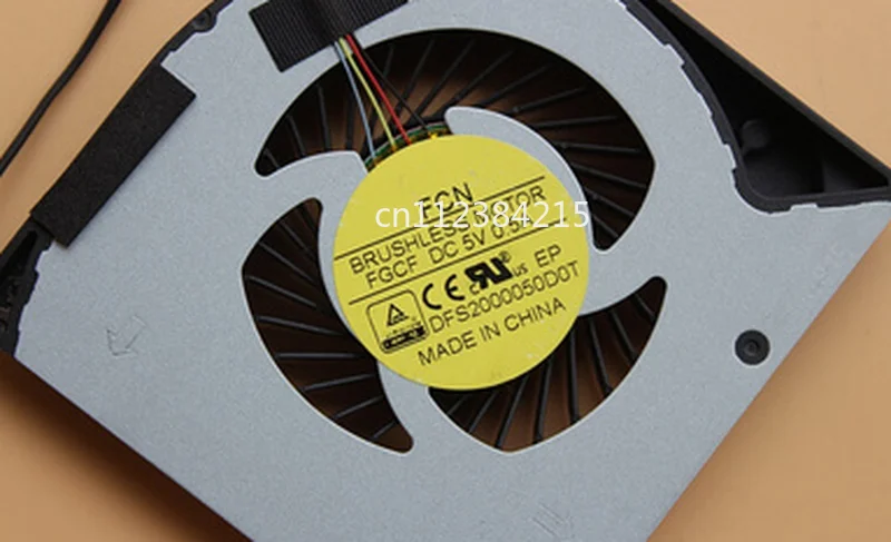 

Free shipping For FCN DFS2000050D0T FGCF DC 5V 0.50A 4-Wire Server Laptop Cooler Fan