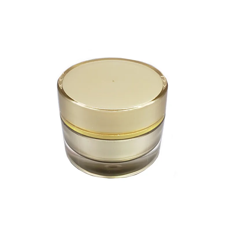 

NEW 30g Acrylic Cream Bottles Facial Cream Tin Skin Care Cream Containers Golden Cans Makeup Cosmetic Refillable Bottles