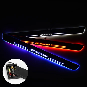 

AOGENIU 2PCS LED Door Sill For Honda S2000 (AP) 1999-2020 Door Scuff Plate Acrylic Car Welcome Light Accessories