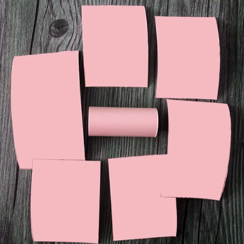 57x25mm Thermal Printing Sticking Paper for MEMOBIRD GT1 GO G3 POS Photo Printer Portable Useful Durable Practical Solid Color