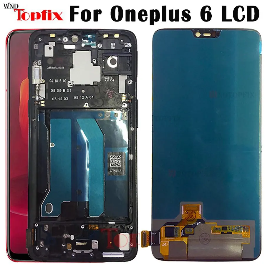 Tested For Oneplus 6 LCD Display Touch 