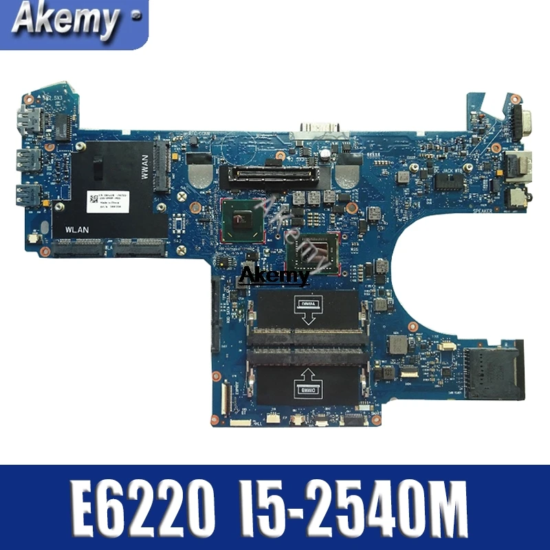 

E6220 motherboard 862D8 0862D8 CN-0862D8 DDR3 I5-2540M 6050A2428801-MB-A01 For DELL E6220 Laptop Motherboard tested 100% work
