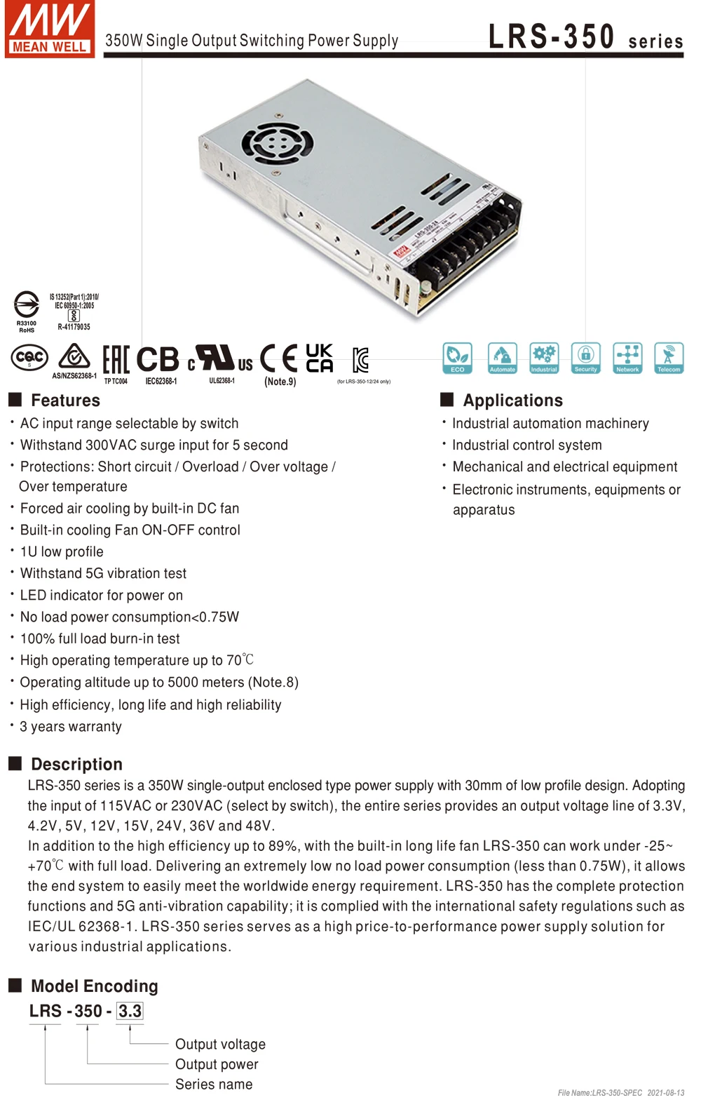 De Alimentação 3.3V 5V 12 V 24V