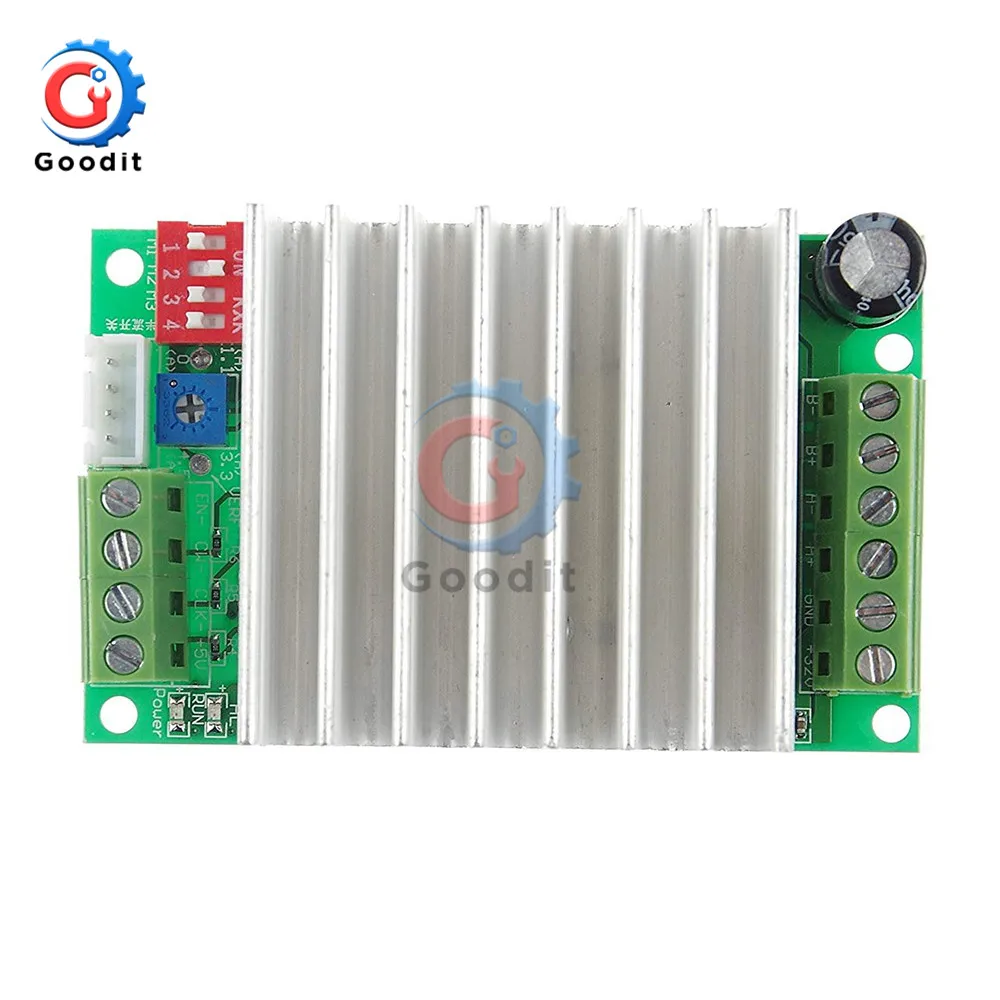 TB6600 Stepper Motor Driver Controller DC 10V-45V 4.5A CNC Single-Axis Motor Driver Controller Board 6N137