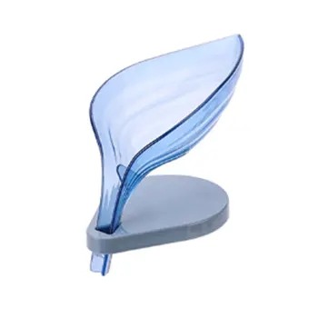 

Sink Home Hotel Drying Rack Leaf Shape Suction Cup Base Easy Clean Basin No Drilling Kitchen Drainer Soap Holder Sponge Storage