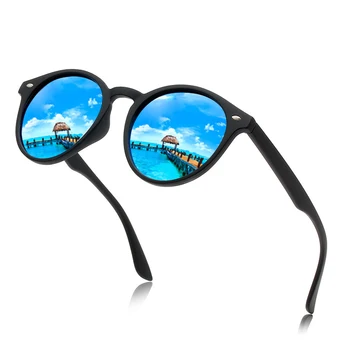 

2020Women and men Polarized Sunglasses Round Sunglasses Series Classic Glasses Colorful Film Prince Mirror Retro fashion Mirror
