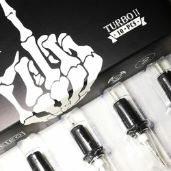 Origin FKU Tattoo Needles Cartridge 10PCS RL/RS/M1/RM Free Shipping For Tattoo Gun And Permanent Makeup Machine In Professional