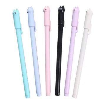 

Pens Cute Cat 12 PCS Leaflai 0.5mm Black Gel Ink Pen Ballpoint Pens for School