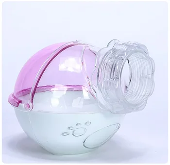 

Cute Pet Hamster Small Animal Bath Sand Room Pet Toy Acrylic Mouse Bathroom Cage Pets Box Toilet Hamster Cages Tubes New