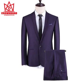 

Crownroad inspirational brand 2020new spring and autumn high grade business casual men's suit suit fashion solid color suit coat