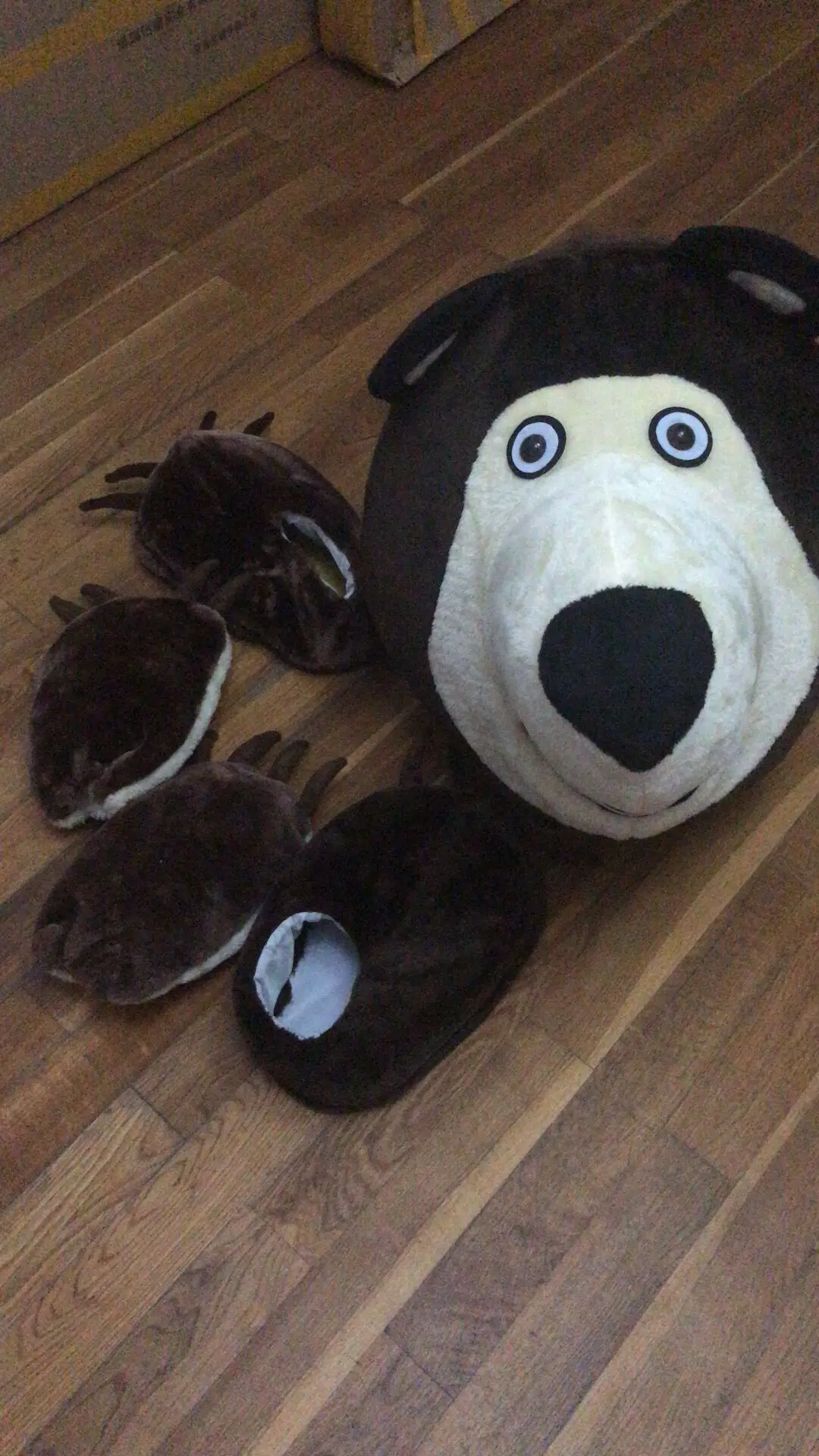 Большой медведь Урса костюм гризли, маскот мультфильм медведь костюм