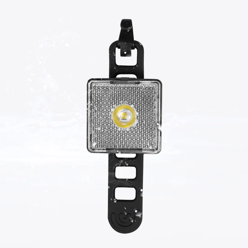 W08J-80 Spotlight Мини умный велосипедный светильник с зарядкой через usb, задний светильник, 80 люмен, велосипедный светильник, водонепроницаемый предупреждающий свет, светильник для бега, точечный светильник, прожектор, светильник - Цвет: W08J-80 Spotlight