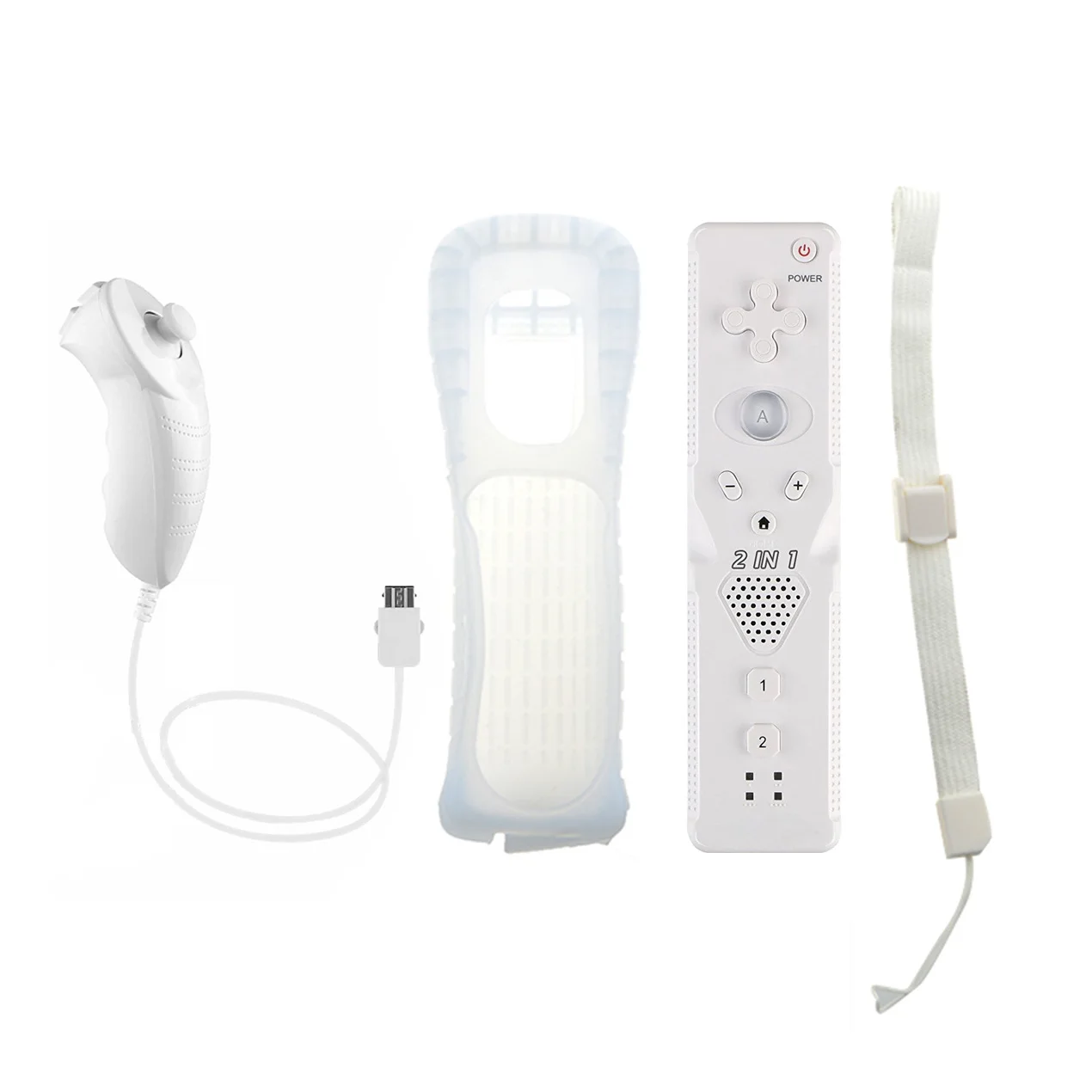 

For Wii Controller Without Built-in Motion Plus Remote Nunchuck For Nintend Wii Gamepad Wireless Remote Controle Joystick Joypad