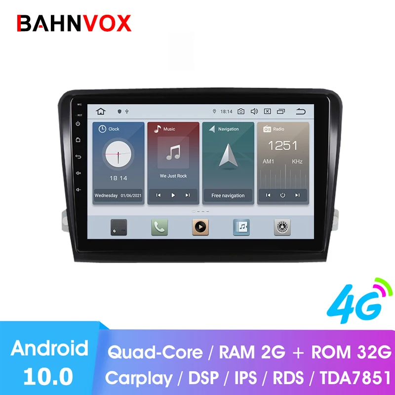 10 1 &quotAndroid 0 RAM 2G Автомобильный GPS dvd-плеер для Фольксваген Шкода Октавия 2014 2018 радио