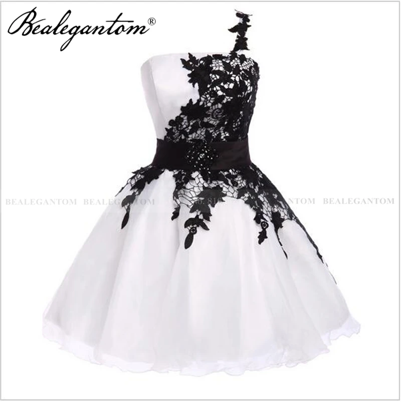 Bealegantom Lace Black Short Homecoming 