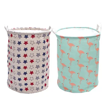 

2pcs Foldable Simple Durable Dirty Laundry Basket Storage Basket Storage Container Clothes Storage Bag for Living Eoom