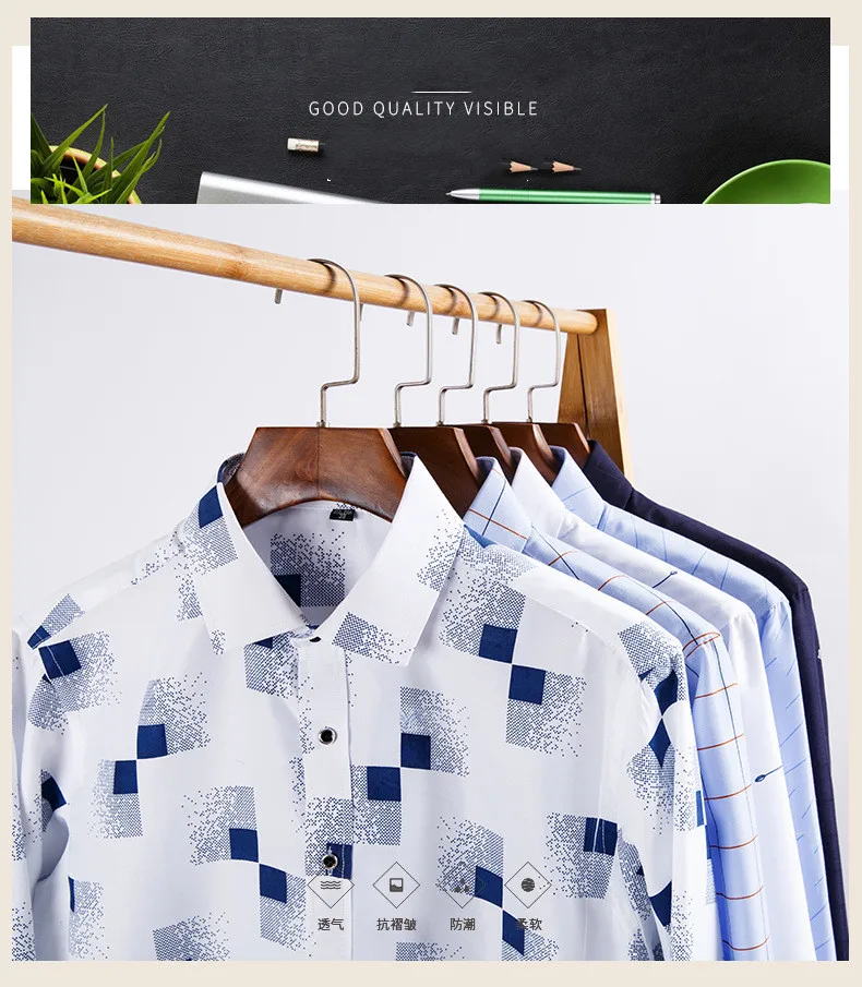 Новая весенняя Мужская рубашка с длинным рукавом, рубашка, мужская клетчатая рубашка, мужские рубашки, рубашки, Мужская сорочка с длинным рукавом